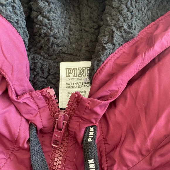 Pink Victoria’s Secret Sherpa lined Anorak jacket - Picture 5 of 6